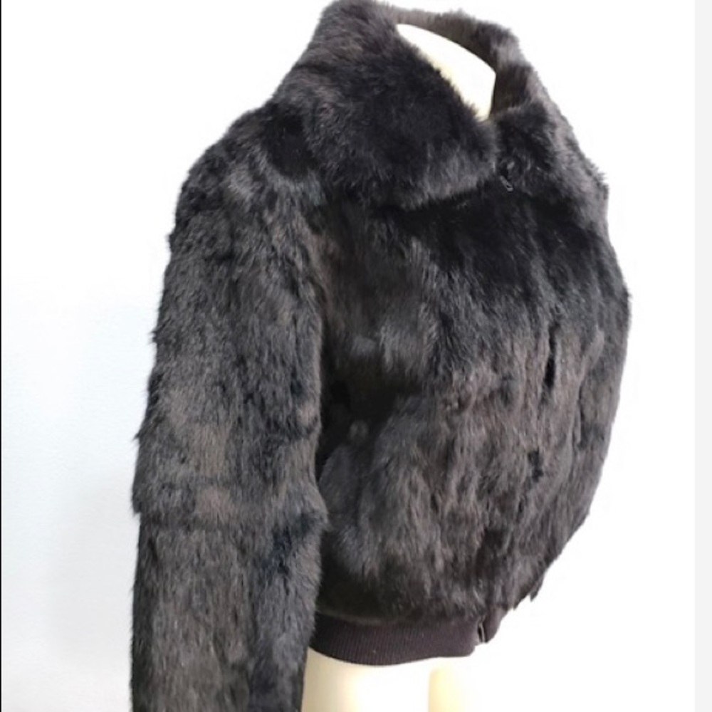 Real fur coat